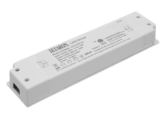 ไดร์เวอร์ LED Triac Dimmable LED แรงดันคงที่ 60W พร้อมใบรับรอง ETL FCC