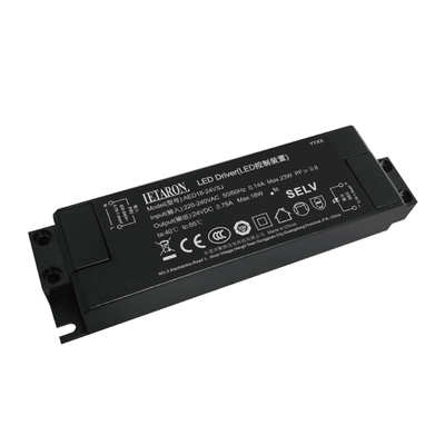 ไดรฟ์ LED 18W แหล่งไฟฟ้า 12V แทรนฟอร์ม 220-240V AC ไปยัง DC สําหรับไฟสตรีป, ผลิตภัณฑ์ความดันคงที่
