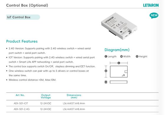 พาวเวอร์ซัพพลาย Smart 100-277V ไดรเวอร์ LED แรงดันคงที่ 24v สำหรับเฟอร์นิเจอร์ในตู้