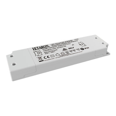 ไดรเวอร์ LED บางเฉียบ IP44 6W-100W สำหรับไฟกระจกตู้